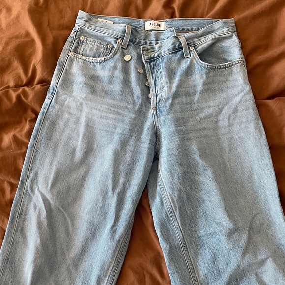 AGOLDE ARITZIA CRISS CROSS JEANS - Picture 4 of 5